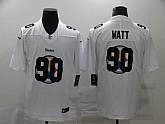 Nike Steelers 90 T.J. Watt White Shadow Logo Limited Jersey,baseball caps,new era cap wholesale,wholesale hats